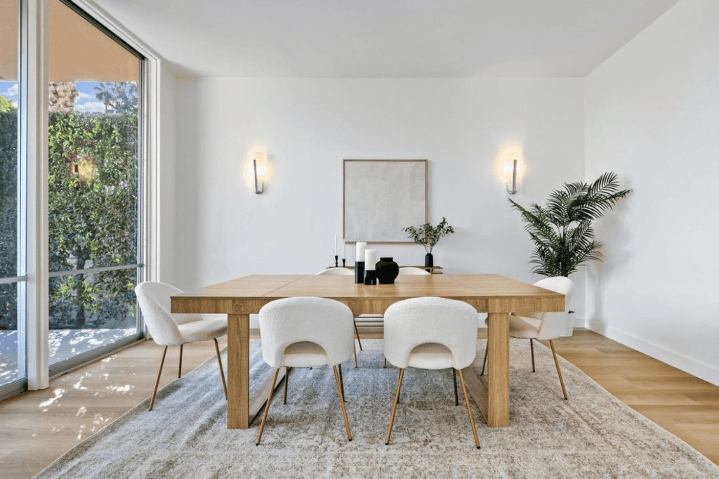 Professional Staging Shows True Scale and Function 